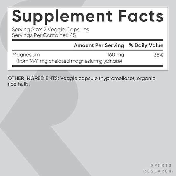 Sport Research Magnesium Glycinate