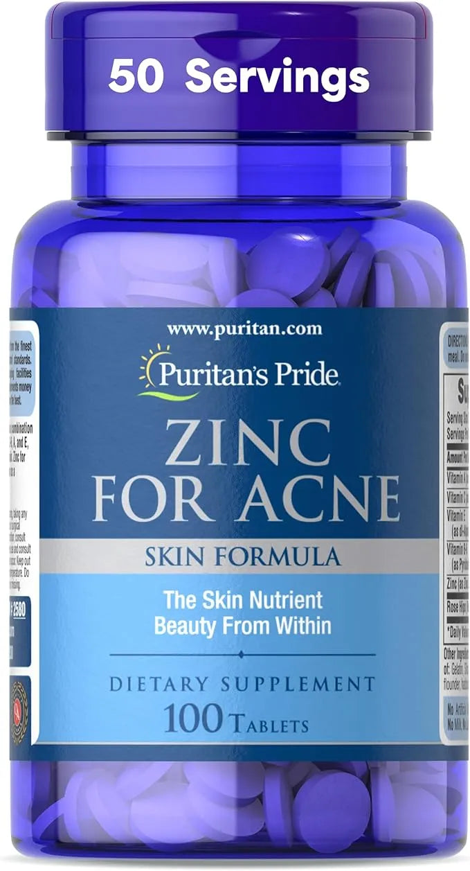 Puritan`s Pride Zinc Para Acne