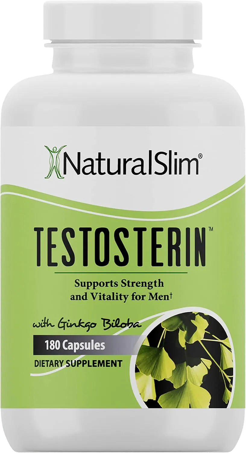 NaturalSlim Testosterin - Suplemento multivitamínico de testosterona