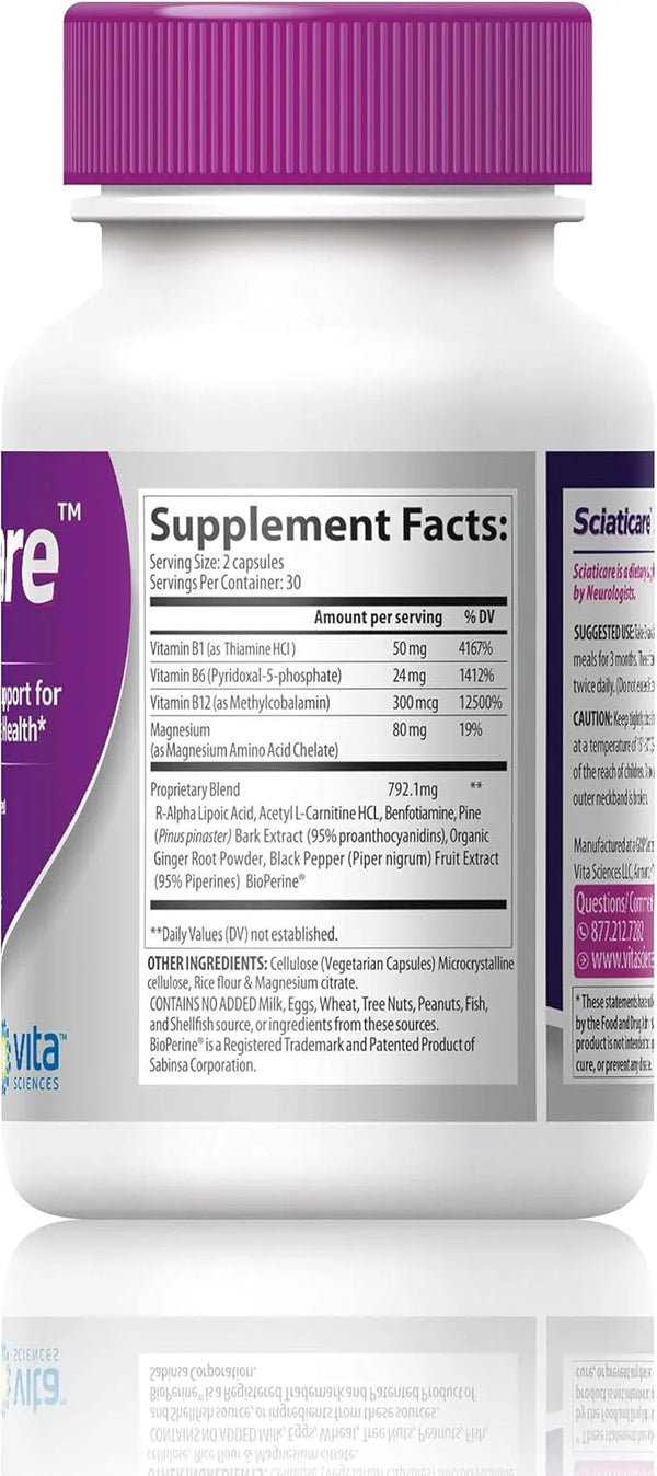 Sciaticare Nutritional Support for Sciatic Nerve Health