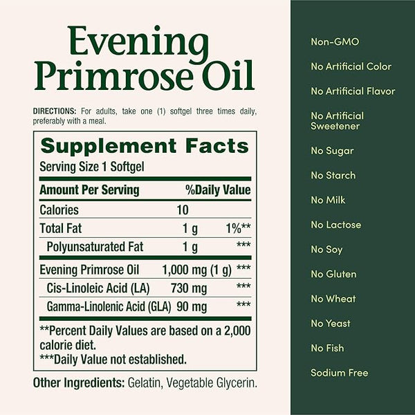 Nature`s Bounty Evening Primrose Oil