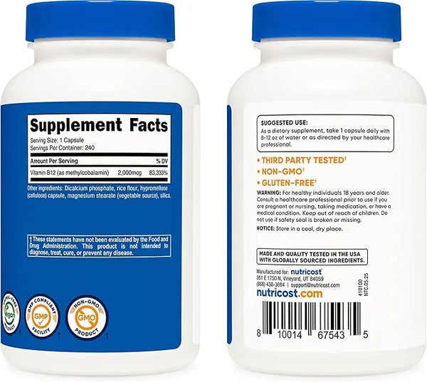 Nutricost Vitamin B12