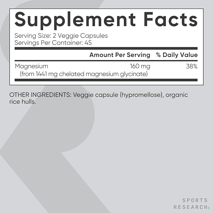 Sport Research Magnesium Glycinate