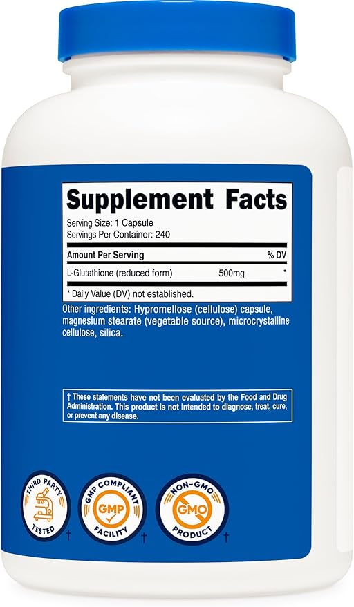 Nutricost Glutathione 500mg