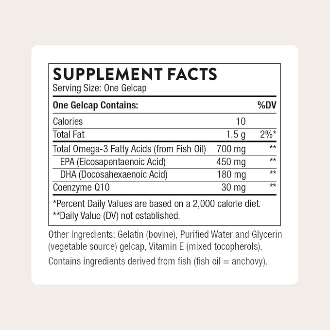 Thorne omega -3 with CoQ10