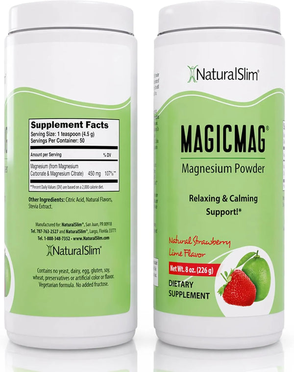 NaturalSlim Magicmag Polvo de citrato de magnesio