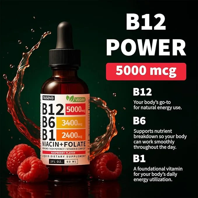 Nusava B12, B6, B1 Niacin+Folate