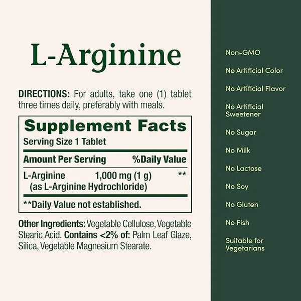 Nature`s Bounty L-Arginine