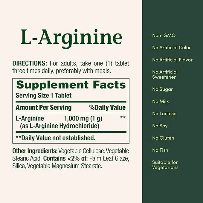 Nature`s Bounty L-Arginine