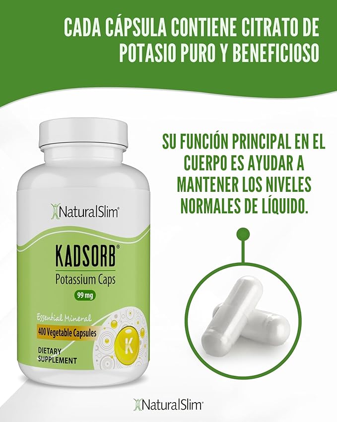 NaturalSlim Kadsorb Potassium Caps