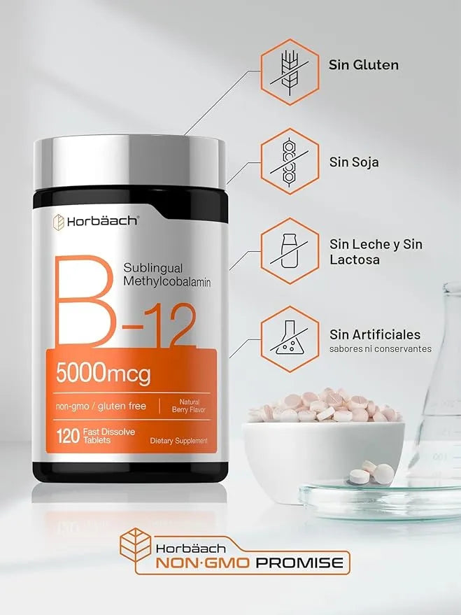 Horbaach Metilcobalamina sublingual B-12