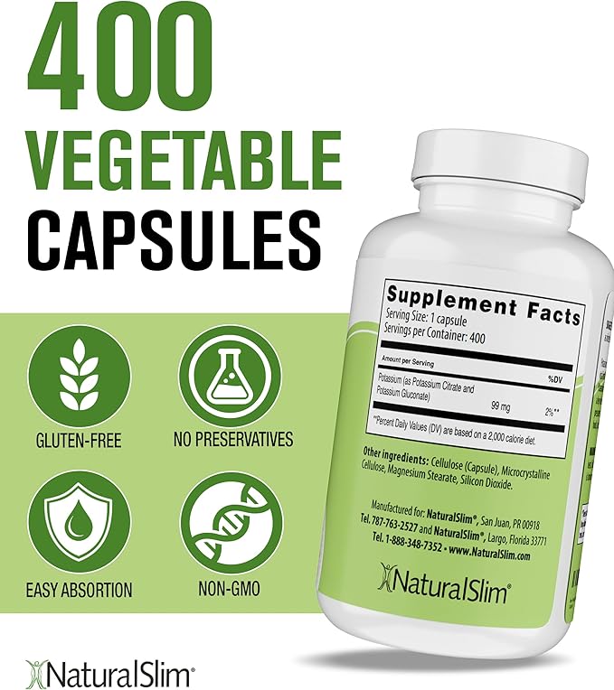 NaturalSlim Kadsorb Potassium Caps