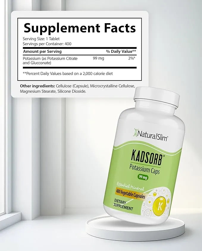NaturalSlim Kadsorb Potassium Caps
