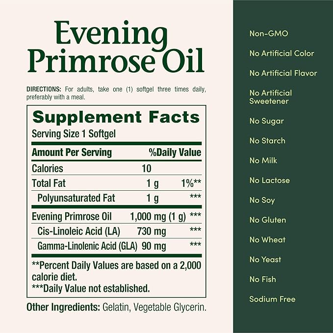 Nature`s Bounty Evening Primrose Oil