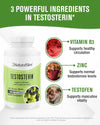 NaturalSlim Testosterin - Suplemento multivitamínico de testosterona