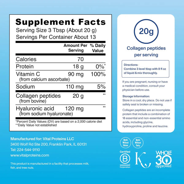 Vital Proteins Collage Peptides Advanced