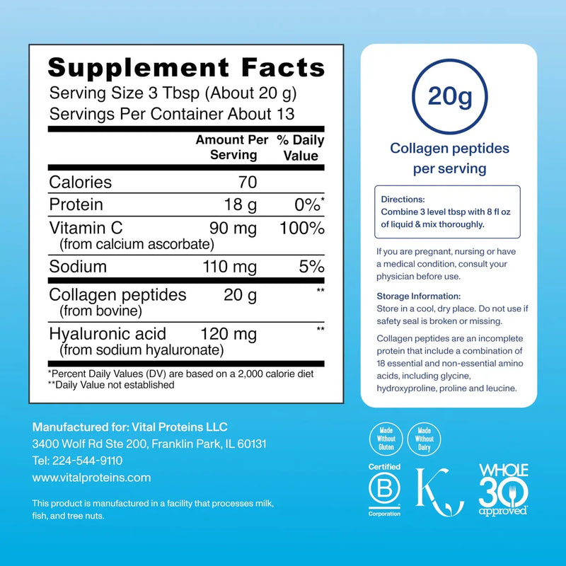 Vital Proteins Collage Peptides Advanced